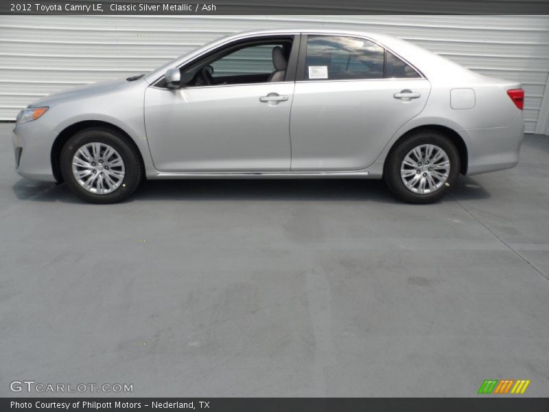 Classic Silver Metallic / Ash 2012 Toyota Camry LE