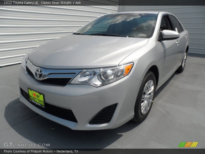 Classic Silver Metallic / Ash 2012 Toyota Camry LE