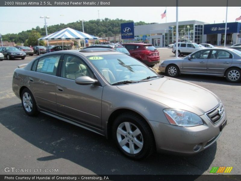 Polished Pewter Metallic / Blond 2003 Nissan Altima 2.5 SL