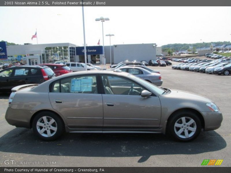 Polished Pewter Metallic / Blond 2003 Nissan Altima 2.5 SL