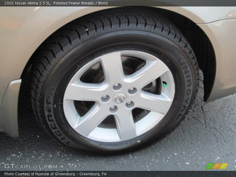 Polished Pewter Metallic / Blond 2003 Nissan Altima 2.5 SL