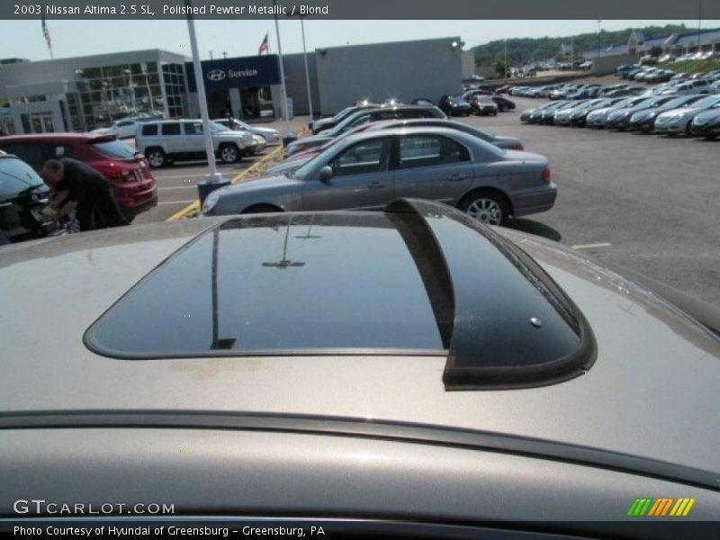 Polished Pewter Metallic / Blond 2003 Nissan Altima 2.5 SL