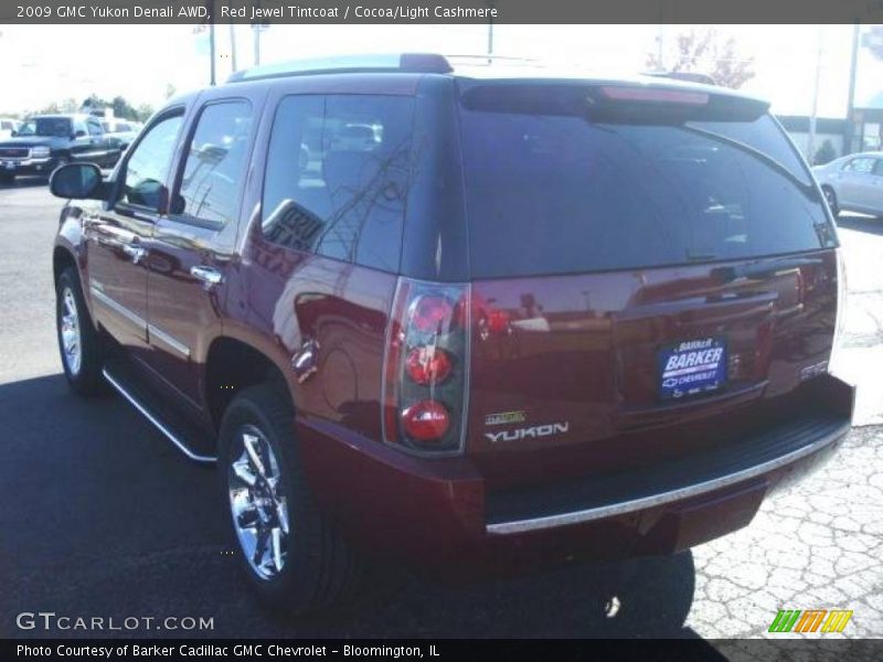 Red Jewel Tintcoat / Cocoa/Light Cashmere 2009 GMC Yukon Denali AWD