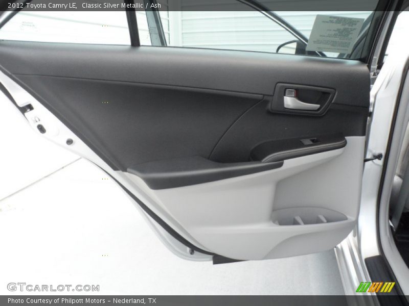 Classic Silver Metallic / Ash 2012 Toyota Camry LE