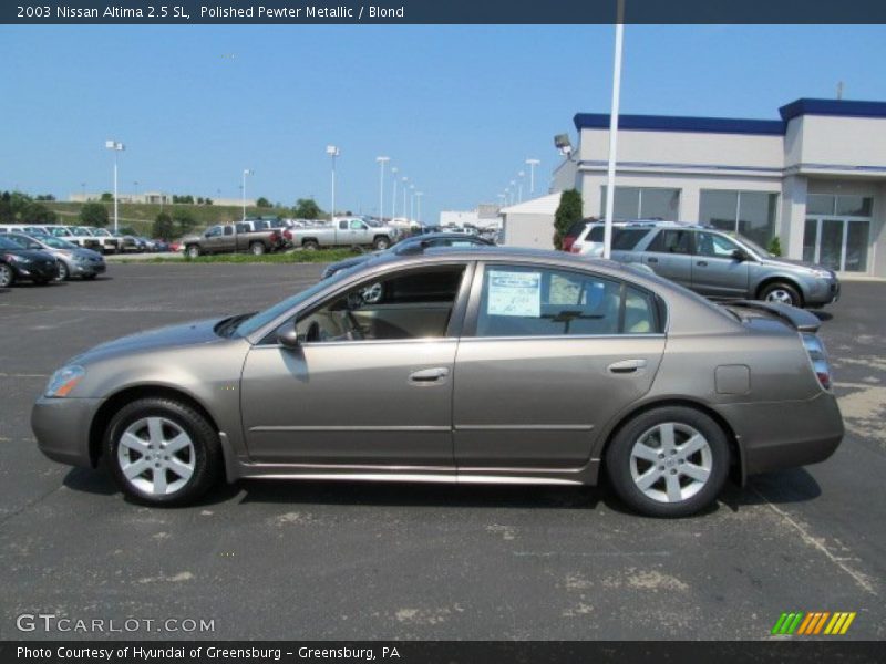 Polished Pewter Metallic / Blond 2003 Nissan Altima 2.5 SL