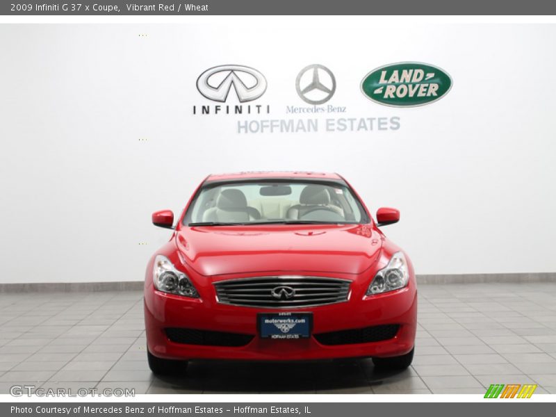 Vibrant Red / Wheat 2009 Infiniti G 37 x Coupe