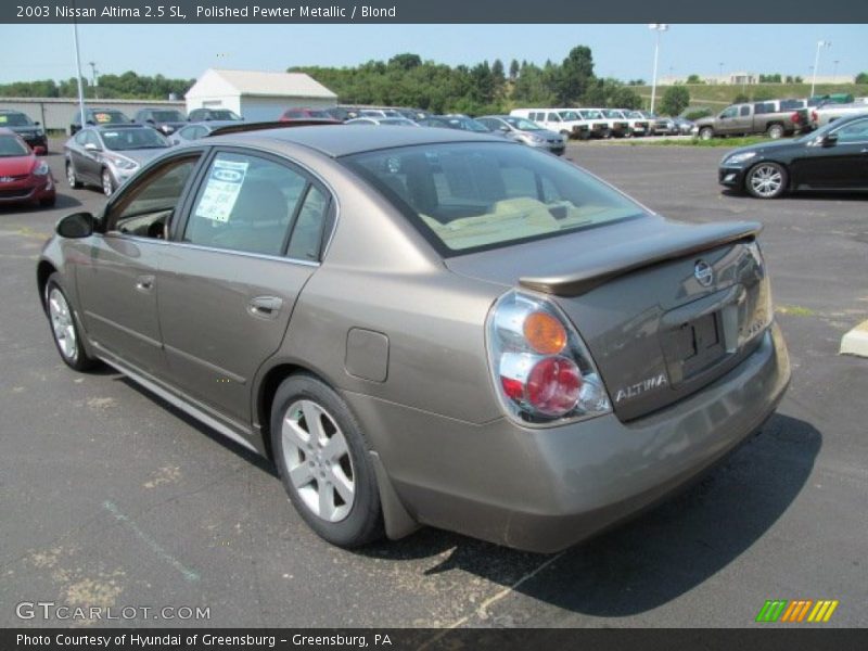 Polished Pewter Metallic / Blond 2003 Nissan Altima 2.5 SL