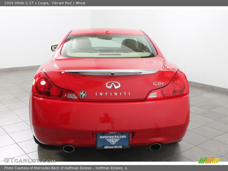 Vibrant Red / Wheat 2009 Infiniti G 37 x Coupe