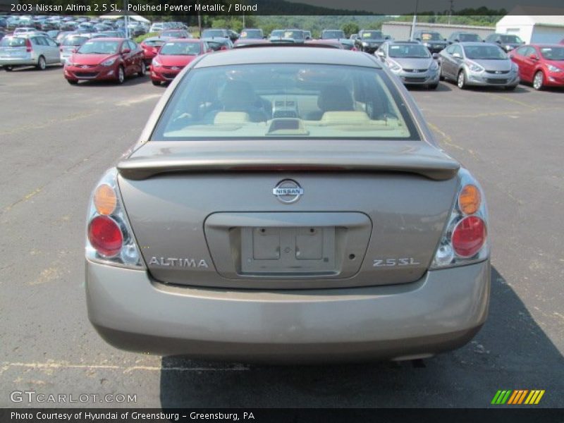 Polished Pewter Metallic / Blond 2003 Nissan Altima 2.5 SL