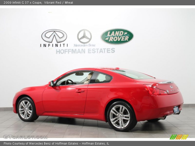 Vibrant Red / Wheat 2009 Infiniti G 37 x Coupe
