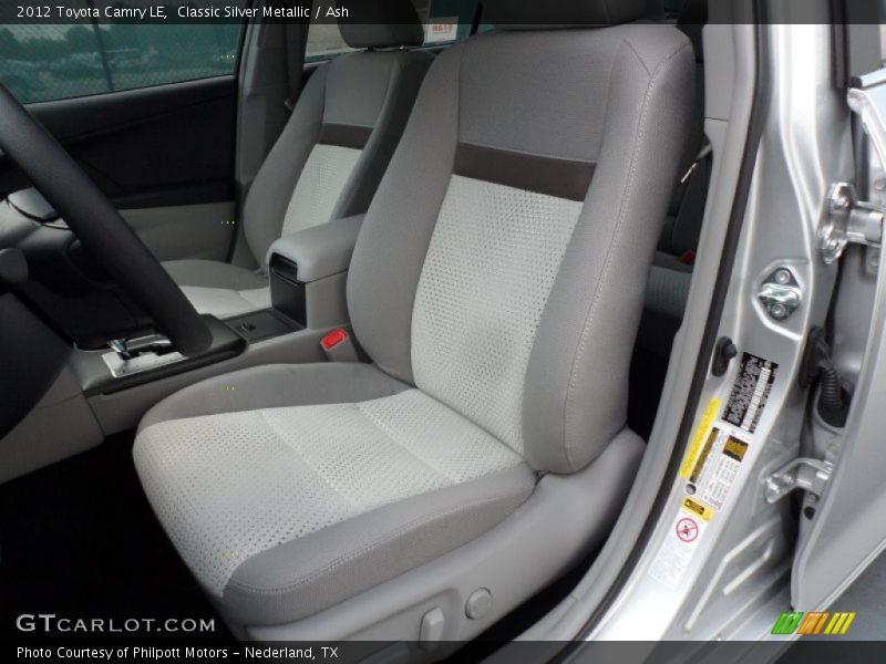 Classic Silver Metallic / Ash 2012 Toyota Camry LE