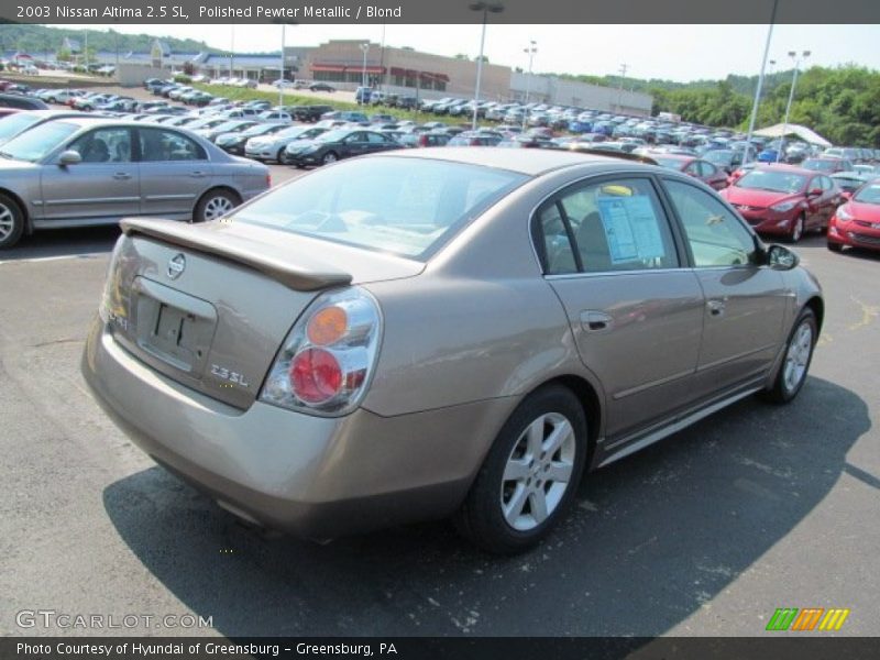 Polished Pewter Metallic / Blond 2003 Nissan Altima 2.5 SL