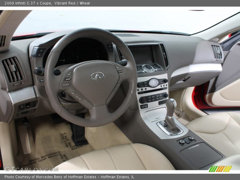 Vibrant Red / Wheat 2009 Infiniti G 37 x Coupe