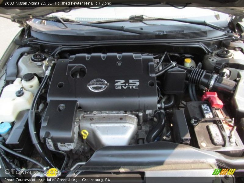Polished Pewter Metallic / Blond 2003 Nissan Altima 2.5 SL