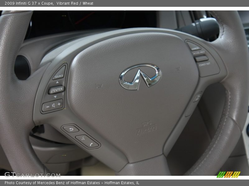 Vibrant Red / Wheat 2009 Infiniti G 37 x Coupe