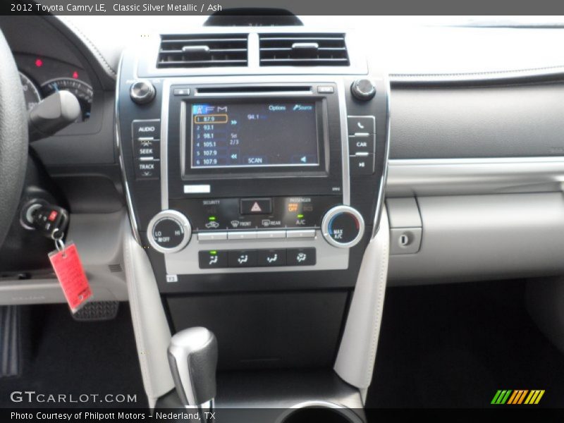 Classic Silver Metallic / Ash 2012 Toyota Camry LE