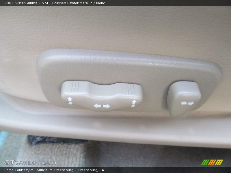 Polished Pewter Metallic / Blond 2003 Nissan Altima 2.5 SL