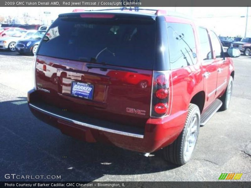 Red Jewel Tintcoat / Cocoa/Light Cashmere 2009 GMC Yukon Denali AWD