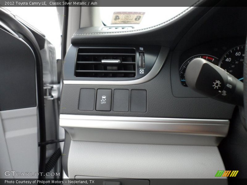 Classic Silver Metallic / Ash 2012 Toyota Camry LE