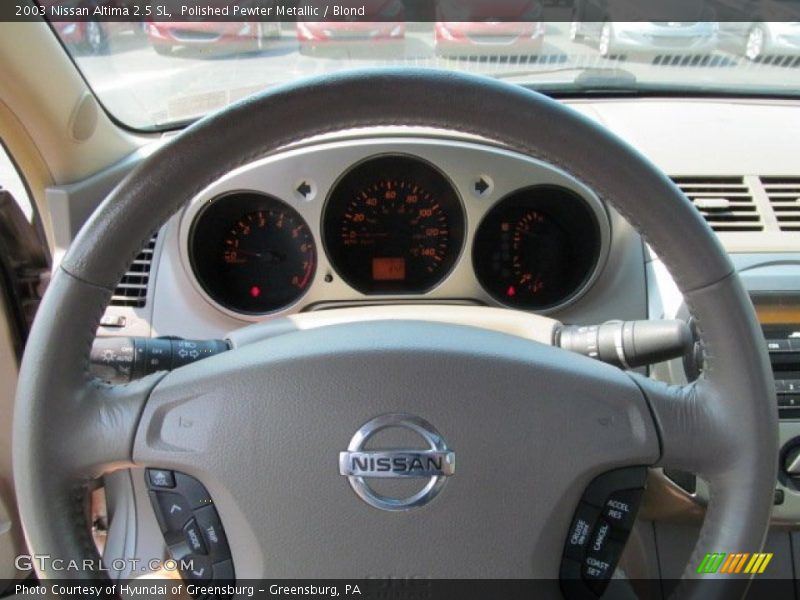 Polished Pewter Metallic / Blond 2003 Nissan Altima 2.5 SL