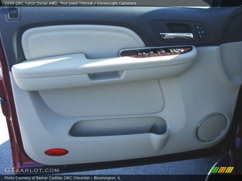 Red Jewel Tintcoat / Cocoa/Light Cashmere 2009 GMC Yukon Denali AWD
