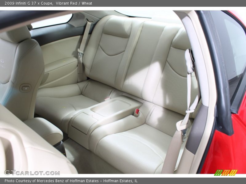 Rear Seat of 2009 G 37 x Coupe