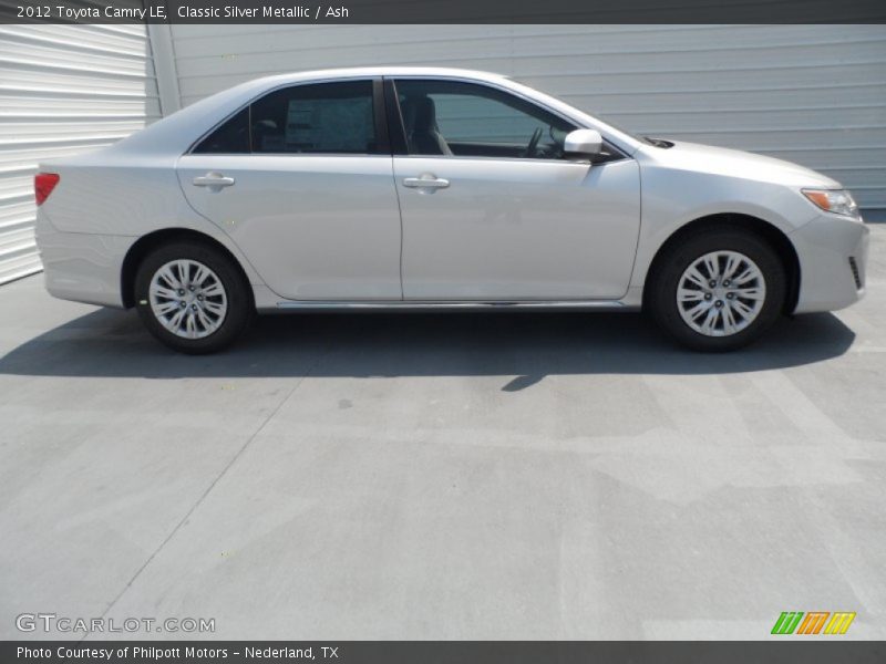 Classic Silver Metallic / Ash 2012 Toyota Camry LE