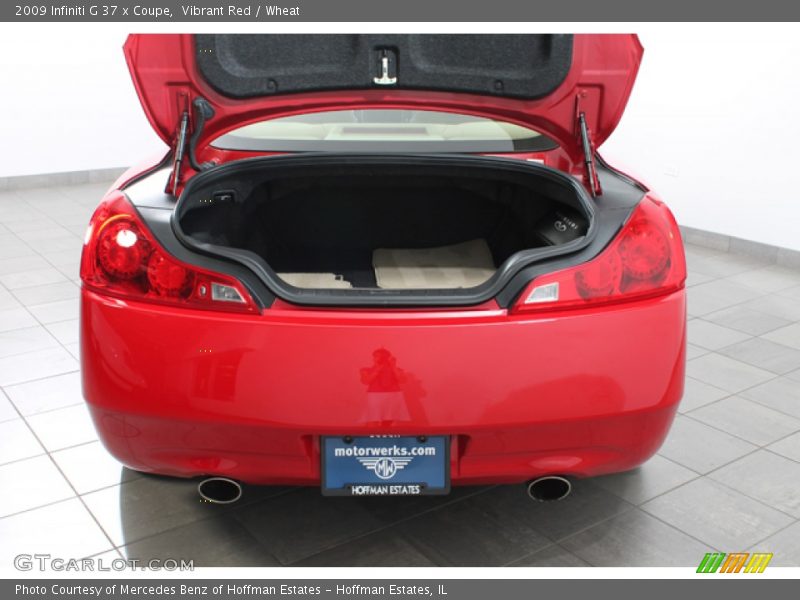 Vibrant Red / Wheat 2009 Infiniti G 37 x Coupe