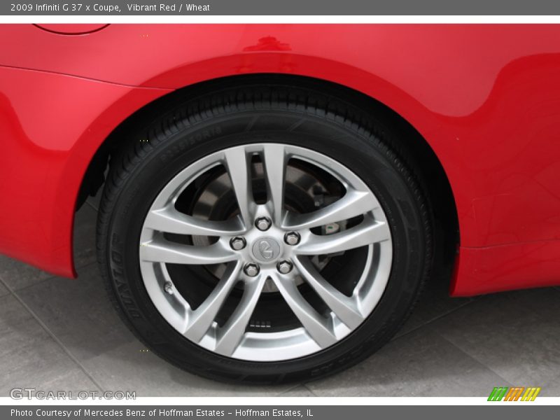Vibrant Red / Wheat 2009 Infiniti G 37 x Coupe
