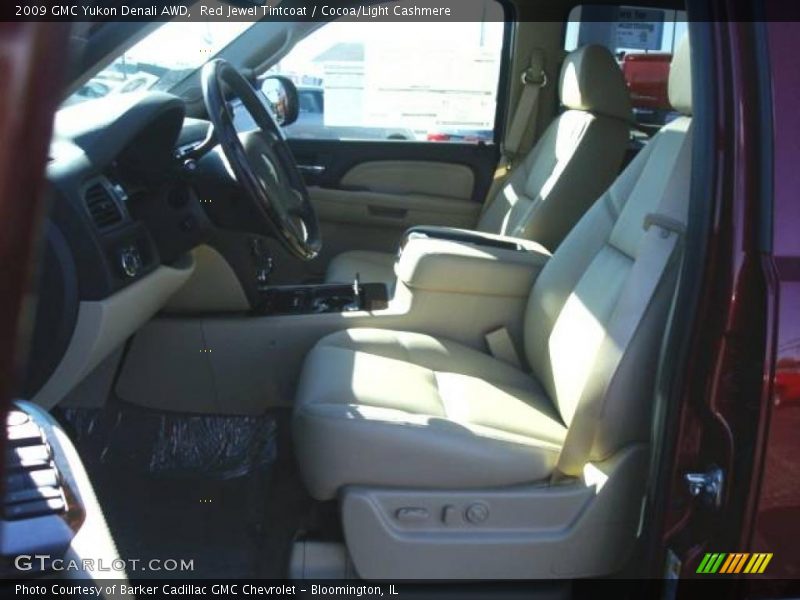 Red Jewel Tintcoat / Cocoa/Light Cashmere 2009 GMC Yukon Denali AWD