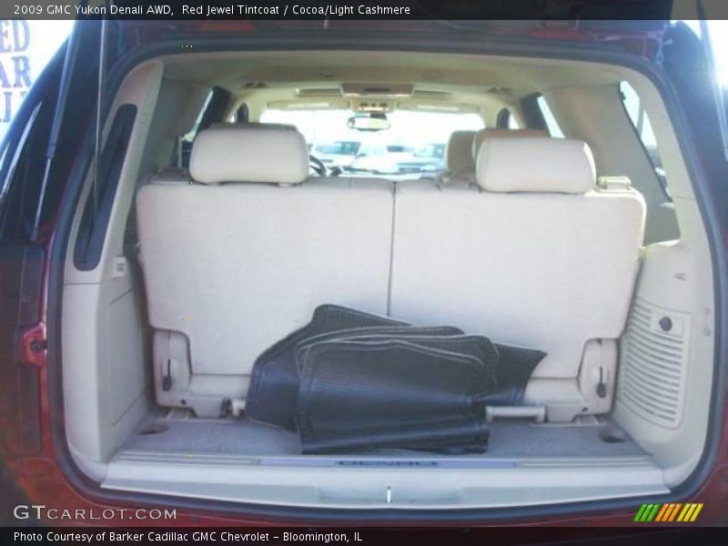 Red Jewel Tintcoat / Cocoa/Light Cashmere 2009 GMC Yukon Denali AWD