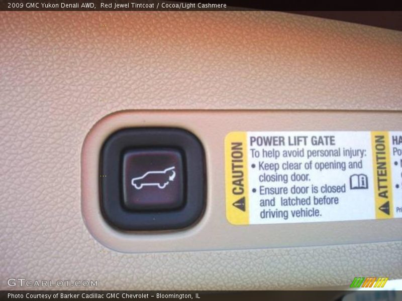 Red Jewel Tintcoat / Cocoa/Light Cashmere 2009 GMC Yukon Denali AWD