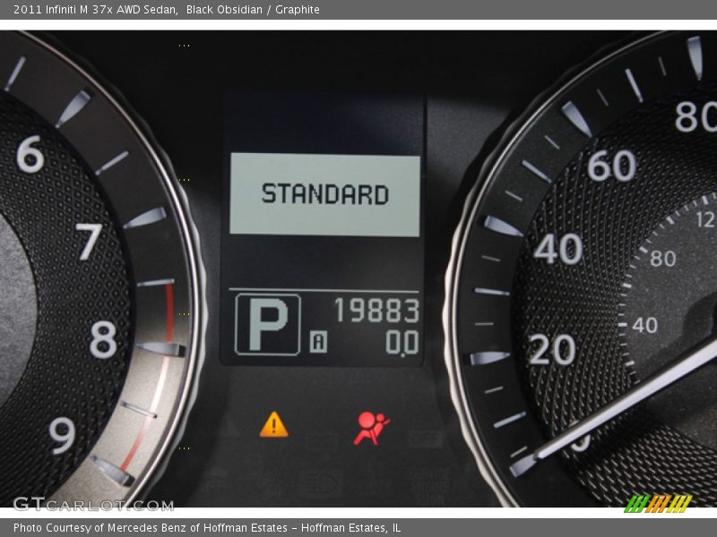 Black Obsidian / Graphite 2011 Infiniti M 37x AWD Sedan