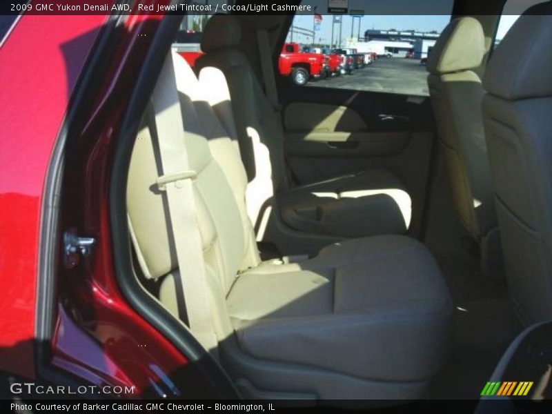 Red Jewel Tintcoat / Cocoa/Light Cashmere 2009 GMC Yukon Denali AWD