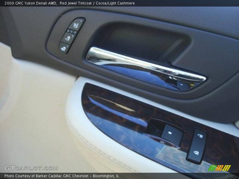 Red Jewel Tintcoat / Cocoa/Light Cashmere 2009 GMC Yukon Denali AWD