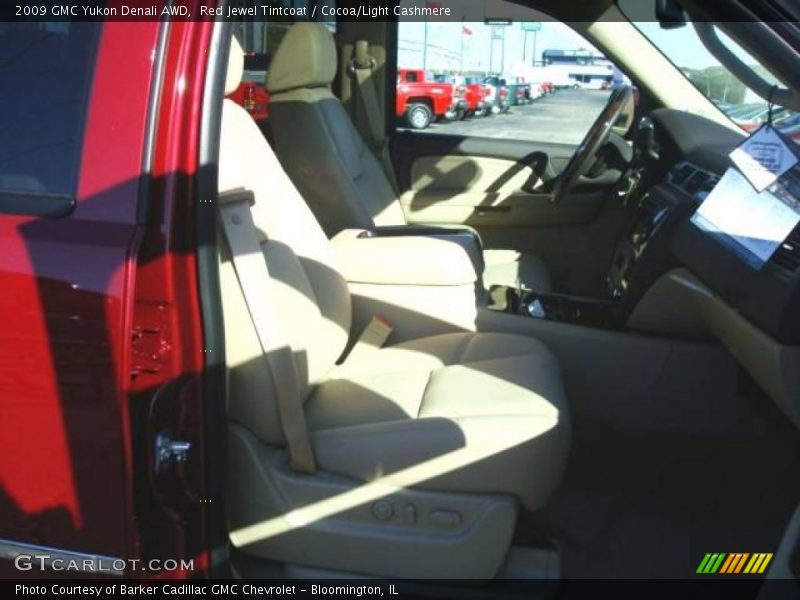 Red Jewel Tintcoat / Cocoa/Light Cashmere 2009 GMC Yukon Denali AWD