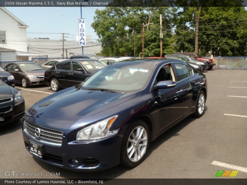 Navy Blue Metallic / Charcoal 2009 Nissan Maxima 3.5 S