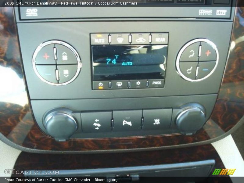 Red Jewel Tintcoat / Cocoa/Light Cashmere 2009 GMC Yukon Denali AWD