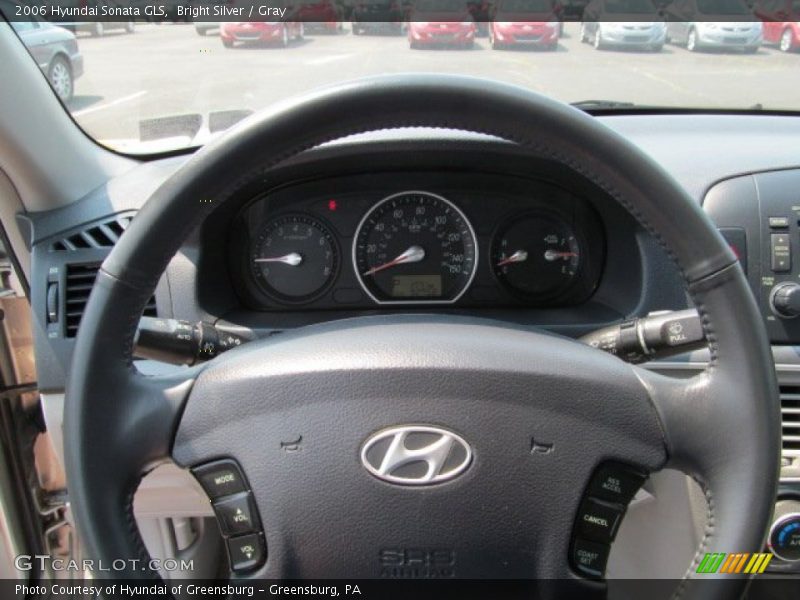 Bright Silver / Gray 2006 Hyundai Sonata GLS