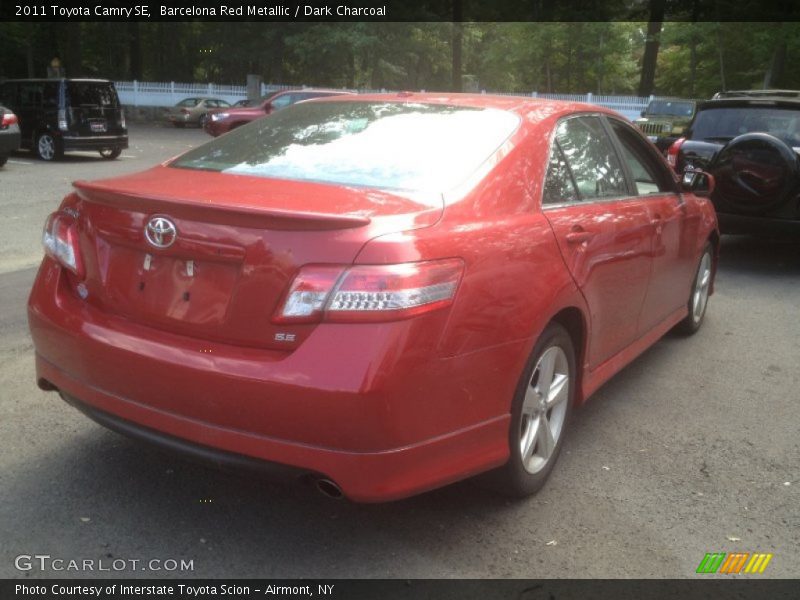 Barcelona Red Metallic / Dark Charcoal 2011 Toyota Camry SE