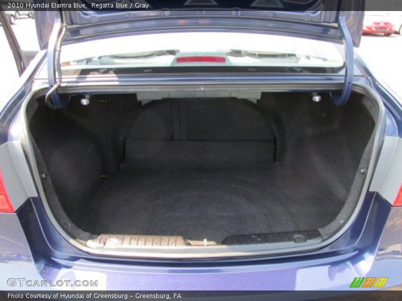  2010 Elantra Blue Trunk