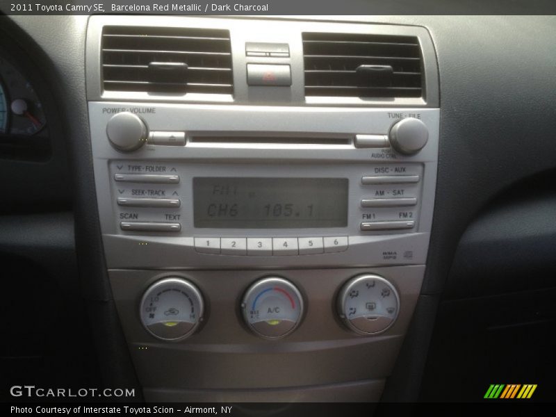 Barcelona Red Metallic / Dark Charcoal 2011 Toyota Camry SE