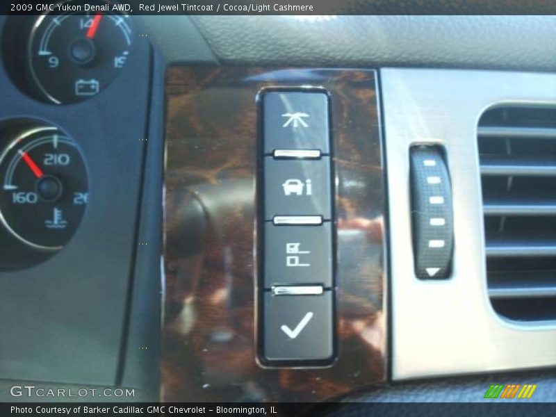Red Jewel Tintcoat / Cocoa/Light Cashmere 2009 GMC Yukon Denali AWD