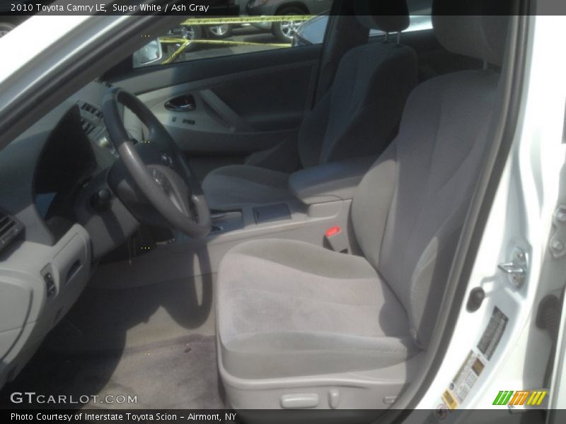 Super White / Ash Gray 2010 Toyota Camry LE