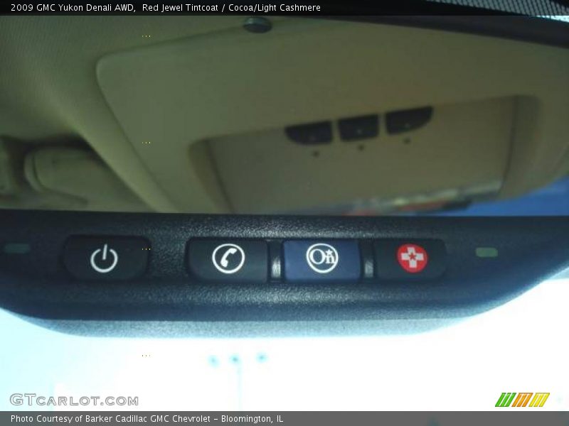 Red Jewel Tintcoat / Cocoa/Light Cashmere 2009 GMC Yukon Denali AWD