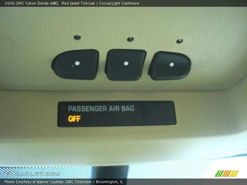 Red Jewel Tintcoat / Cocoa/Light Cashmere 2009 GMC Yukon Denali AWD