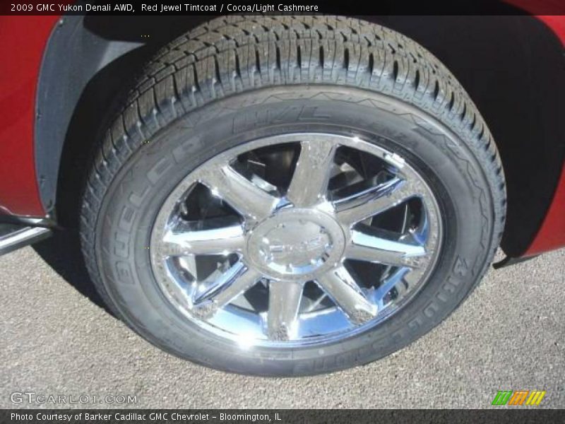 Red Jewel Tintcoat / Cocoa/Light Cashmere 2009 GMC Yukon Denali AWD