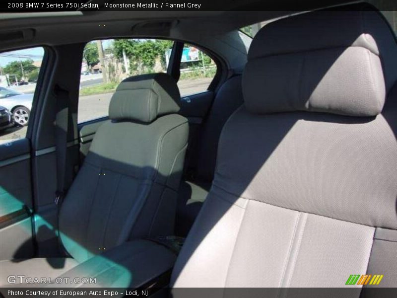 Moonstone Metallic / Flannel Grey 2008 BMW 7 Series 750i Sedan