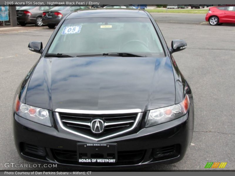 Nighthawk Black Pearl / Ebony 2005 Acura TSX Sedan