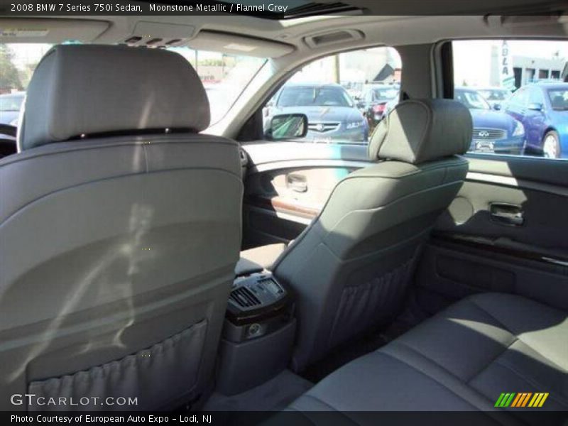 Moonstone Metallic / Flannel Grey 2008 BMW 7 Series 750i Sedan